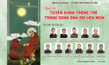 Thánh lễ tuyên khấn trọng thể