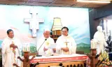 Chào đón cha Tân Chánh xứ Chư San
