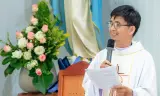 Chào đón cha Tân Chánh xứ K'Leng